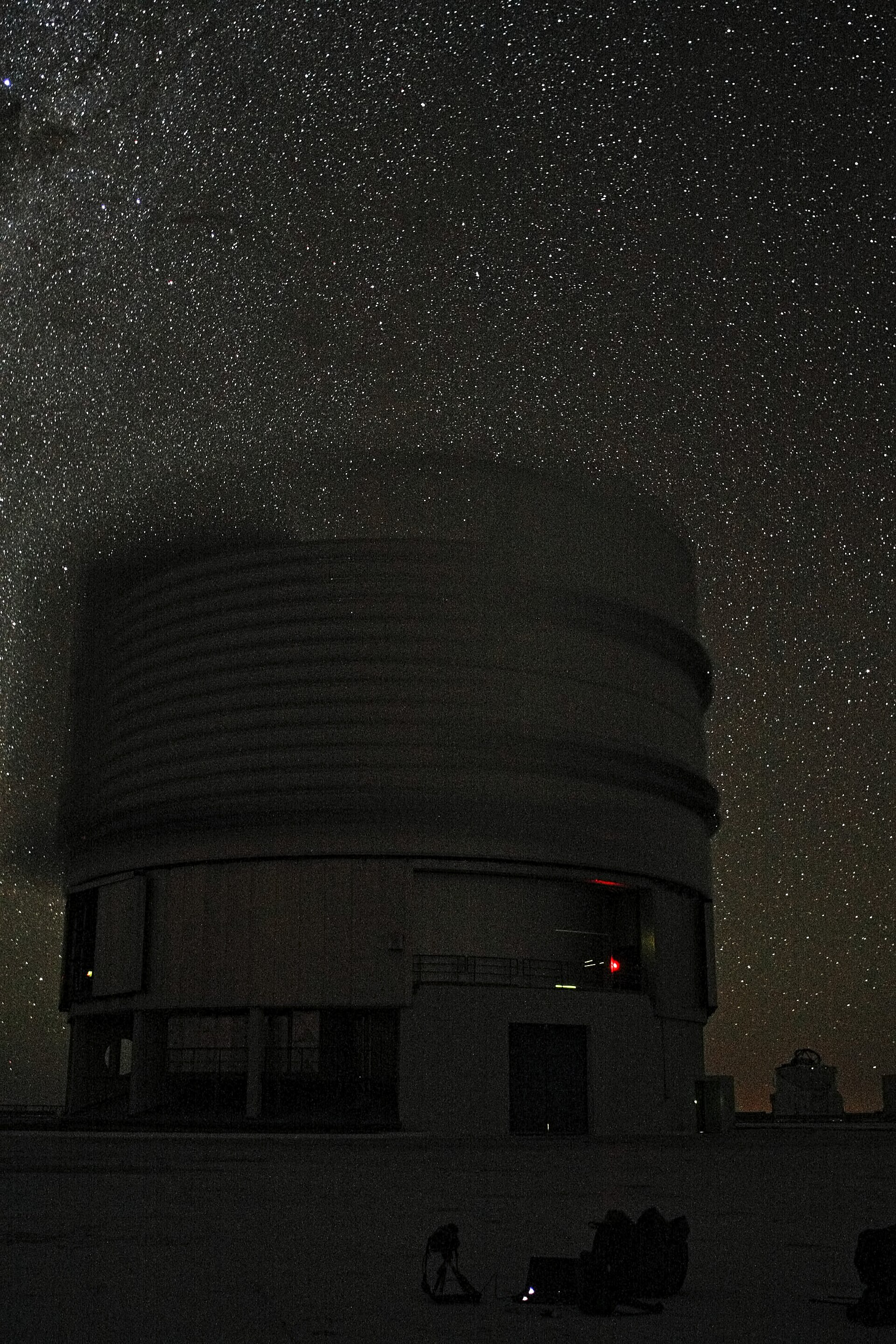 Night view of the ESO Very Large Telescope at Paranal, Chile